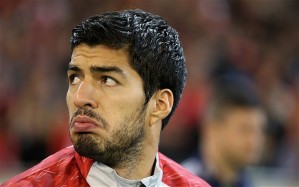 Luis Suarez of Uruguay and Liverpool: they don't call him the dentist for nothing