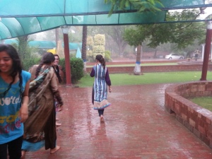 Pakistanis love the rain, they run, play and dance when it arrives.