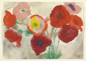 Emile Nolde - Red Poppies, 1920