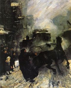 George Bellows - Steaming Streets, 1908