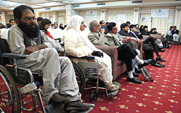 Disabled People At a Mosque
